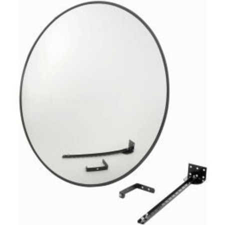 Vision Metalizers Round Acrylic Convex Mirror, Outdoor, 36" Dia., 160° Viewing Angle PA3600